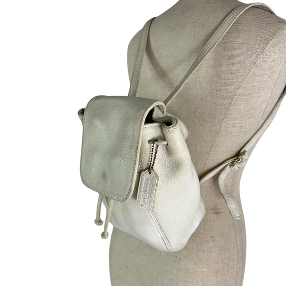 Genuine Vintage COACH 4925 Off White Small Leather Backpack Rucksack main image 6